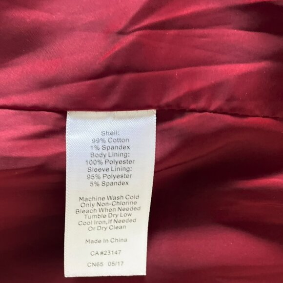 Talbots Sz 6 Navy Knit Jacket Military Style Blazer Gold Buttons Like New - Picture 5 of 9